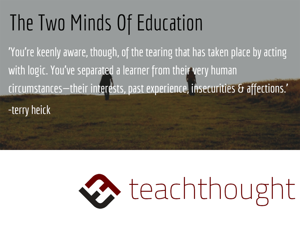 2 minds of education